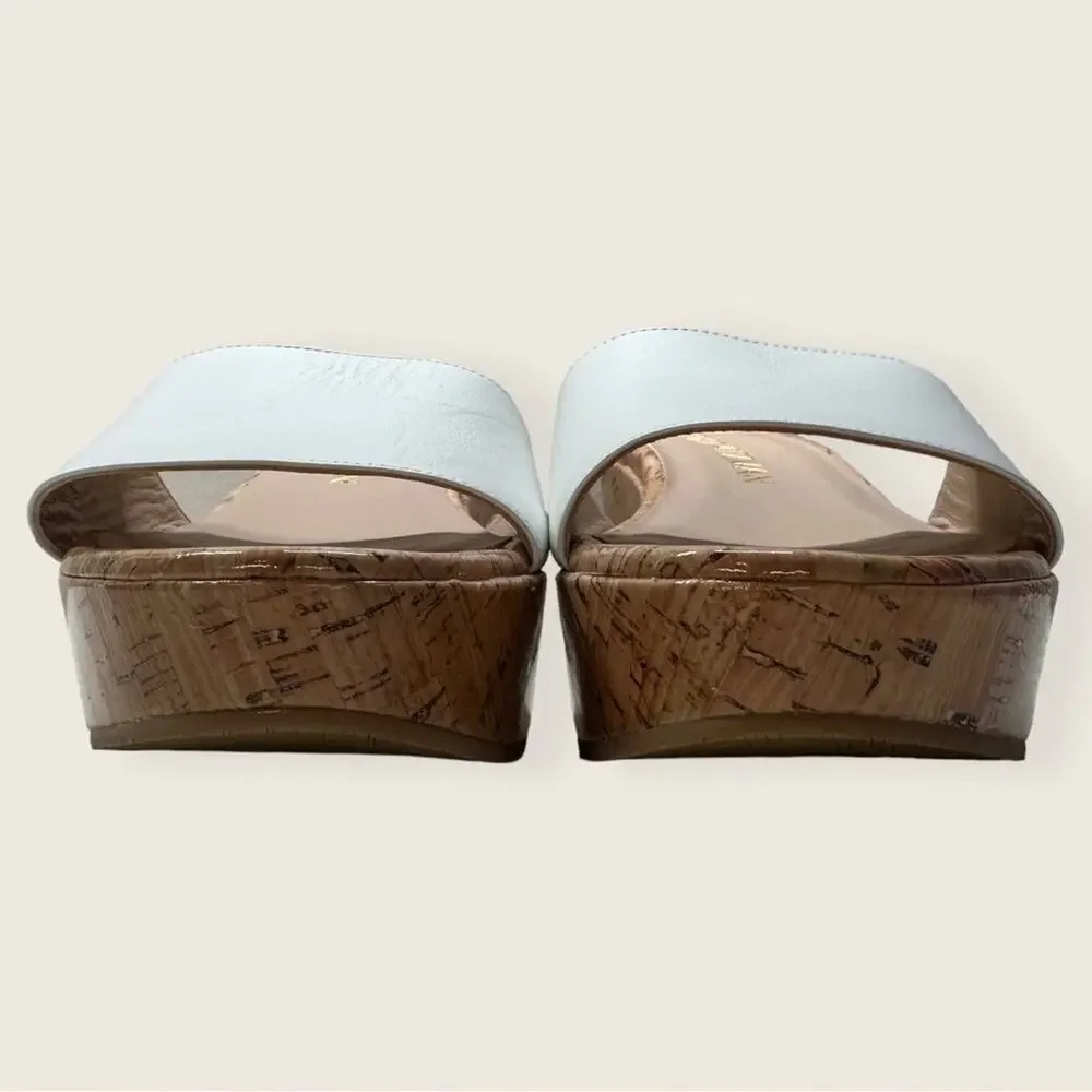 LNWB | Stuart Weitzman | Summer Wedge | White | Size 9.5B